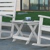 Emma and Oliver Portable Folding HDPE Adirondack Side Table for Indoor/Outdoor Use - 2 of 4