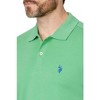 U.S. Polo Assn. Men's Solid Short Sleeve Interlock Polo Shirt, Golf Shirts for Men, Business Casual Polos - 3 of 3