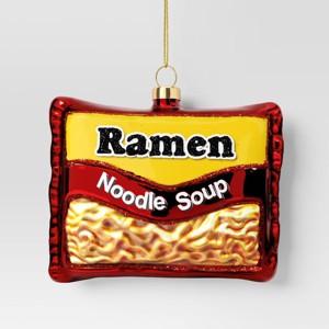 Christmas Glass Ramen Christmas Tree Ornament - Wondershop™ - 1 of 3