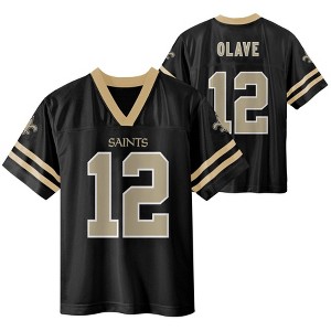 NFL New Orleans Saints Chris Olave Boys' Short Sleeve Jersey - 1 of 3