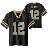 NFL New Orleans Saints Boys' Short Sleeve Olave Jersey