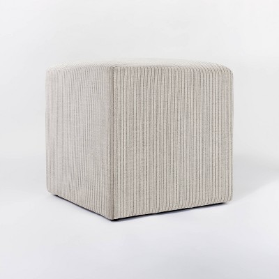 Lynwood Square Upholstered Cube - Threshold™ designed with Studio McGee