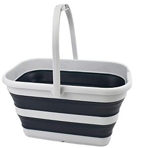 SAMMART 12L (3.1 Gallon) Collapsible Rectangular Handy Basket/Bucket - 1 of 4