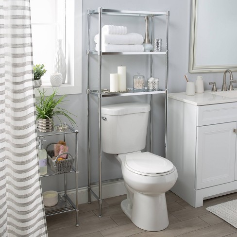 TIVOLI 3-Tier Floating Shelves Bathroom Organizer, Over the Toilet