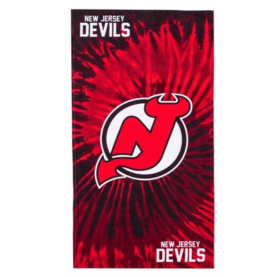 Nhl New Jersey Devils Pyschedelic Beach Towel : Target