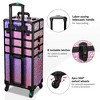 Byootique 4in1 Rolling Makeup Train Case Cosmetic Organizer Wheel - 4 of 4