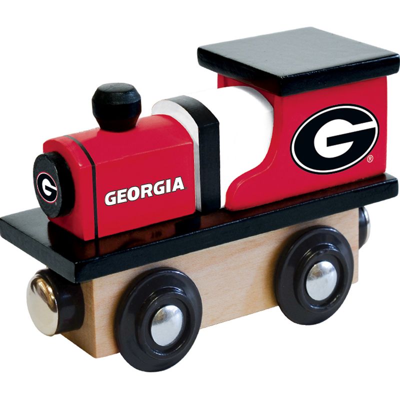MasterPieces Officially Licensed NCAA Georgia Bulldogs Wooden Toy Train Engine For Kids, 2 of 6
