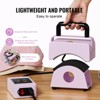 VEVOR Hat Press Machine, Cap Heat Press Machine with 5.9x3.15 inch Curved Heating Plate, Safety Base, and Glove, Automatic Shut-Off, Purple - 4 of 4