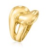 Ross-Simons Italian 18kt Yellow Gold Interlocking Ring - 3 of 4