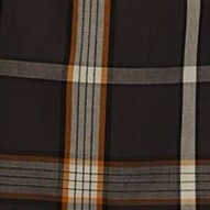 252 - charcoal / orange / white