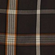 252 - charcoal / orange / white