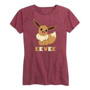 Women's - Pokémon - Eevee Short Sleeve Graphic T-Shirt - 1 of 4