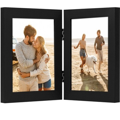 Americanflat Hinged Picture Frame for 2 Photos