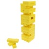 WE Games Wood Block Stacking Party Game That Tumbles Down when you play - Includes 12 in. Wooden Box and die - 3 of 4