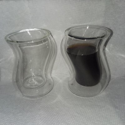 Coffee Shot Glass Double Spouts Espresso Shot Glass With - Temu