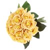 Pure Garden 18Pc Real Touch Rose Artificial Flowers with Stems - 2 of 4