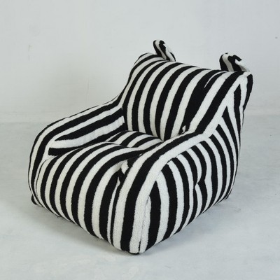 Okak Bean Bag Chairs for Adult,Bean Bag Sofa with Tufted Soft Stuffed Filling,Floor Sofa Chair with Side Pockets for Living Room,Bedroom