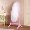 SEVOBAL Bathroom Vanity Mirrors Queen Anna Style Freestanding Full Cheval Mirror Versatile Placement Robust Quality, Pink, 22.5"*16"*59.25" - 2 of 4
