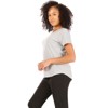 RAE DUNN - Women's Short Sleeve Shirttail Hem T-Shirt - 2 of 4