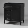 30'' Bathroom Vanity Cabinet without Sink, Freestanding Storage Cabinet with 2 Drawers, Tip-Out Drawer & Adjustable Shelf - 3 of 4