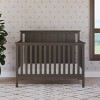 Child Craft Cottage Flat Top Crib, Dresser and Topper Nursery Set, 3-Piece, Includes 4-in-1 Convertible Crib, Dresser and Topper (Dapper Gray) - 4 of 4