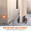 VEVOR Panel Dolly, 600LBS Capacity Slab Dolly, Heavy-duty Drywall Mover with 8" Pneumatic Wheels, Adjustable Clamp Panel Cart - 3 of 4