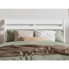 AFI Furnishings Savannah Full Solid Wood Headboard with Attachable Charger in White - 4 of 4