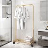 Simple Trending Standard Clothes Garment Rack Golden Yellow - 4 of 4