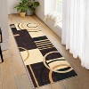 Modern Geometric Rugs, Machine Washable Low Pile Non-Slip Rugs, Modern Stain Resistant Indoor Rugs, Living Room, Bedroom - 2 of 4