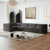 NicBex Couches for Living Room Modular L-Shaped Sectional Sofa Luxury Floor Couch Chenille Fabric Upholstered Sofa, 5 PC Free Combination - 2 of 4