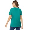 Woman Within Perfect Short-Sleeve Scoopneck Tee - 3 of 4