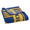 NBA Golden State Warriors Microfiber Plush Throw Blanket - 3 of 4