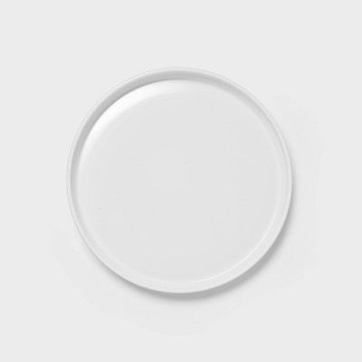 8&#34; Plastic Stella Salad Plate White - Threshold&#8482;