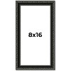 PosterPalooza | Panoramic Antique Black Picture Frame - UV Acrylic, Foam Board Backing, Hanging Hardware - 2 of 4