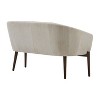 Corduroy Recessed Arm Loveseat - 2 of 4