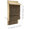 Uncle Dunkels Wooden Bat House; OBC Endorsed Rustic Handmade Bat Shelter Box - 3 of 4