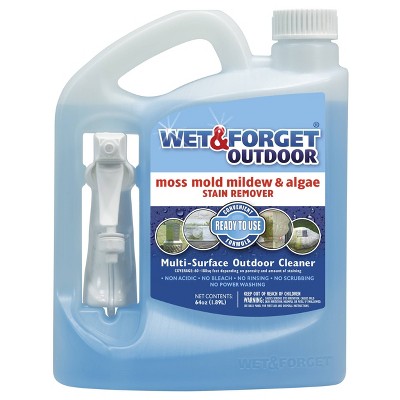 Wet & Forget Multi-Surface Outdoor Cleaner Ready to Use - 64oz