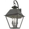 Livex Lighting Wentworth 3 - Light Wall Light in  Charcoal - 4 of 4