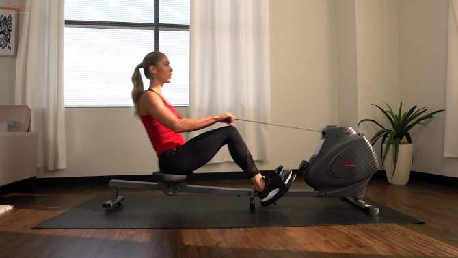 Sunny Health &#38; Fitness SPM Magnetic Rowing Machine, 2 of 13, play video