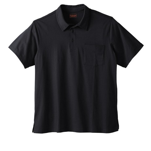 Black polo shirt clearance 4xl