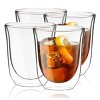 JoyJolt Levitea Double Walled Glass - Set of 4 Tumbler Glassware - 8.4-Ounces - 4 of 4