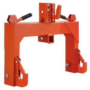 Quick Hitch 3 Point,5 Level Adjustment, No Welding or Drilling, Quick Connection Tractor Quick Hitch - 1 of 4