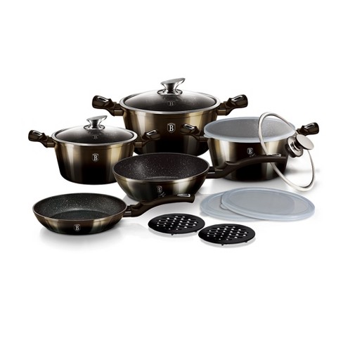 T-fal Endurance Collection Platinum Nonstick 13pc Cookware Set Pots Pans  Utensils 