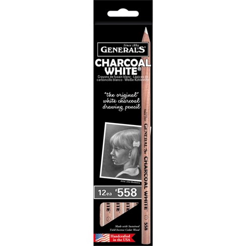 General's Compressed Charcoal - Assorted, Pack of 4 - Compressed Charcoal