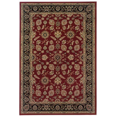Oriental Weavers Ariana 271C3 Red/ Black Indoor Area Rug - 4' x 6"