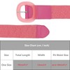 INSPIRE CHIC Women Woven Wide Stretch Straw Rattan Plastic Buckle Elastic Belts 1Pc - 4 of 4