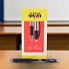 School Smart Retractable Gel Pens with Grip, Black Ink, Pack of 12 - 4 of 4