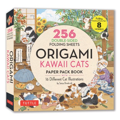 Origami Kawaii Cats Paper Pack Book - by  Tuttle Studio (Paperback)