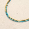 Women Beaded Bracelet Gold Double Layer Gemstone 14K Simple Dainty Handmade Chain Everyday Boho Beach Jewelry - 4 of 4