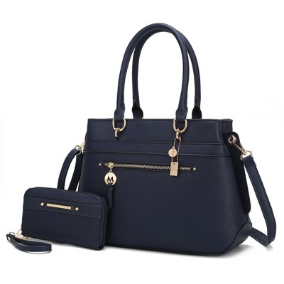 MKF Collection Gardenia Vegan Leather Women’s Tote Bag & Wallet by Mia K